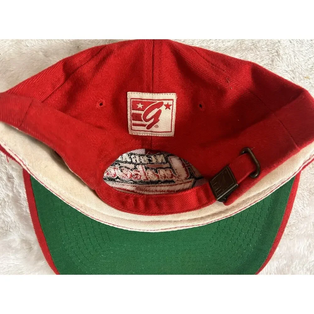 Vintage 1990's Nebraska Cornhuskers Hat Cap Strap back OSFM The Game Red White